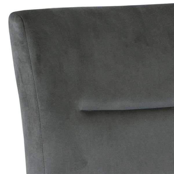 Krzesło Demi dark grey tapicerowane zdjęcie 4