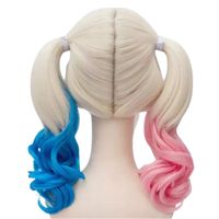 PERUKA HARLEY QUINN JOKER SUICIDE SQUAD KUCYKI PRZEBRANIE KOSTIUM HALLOWEEN