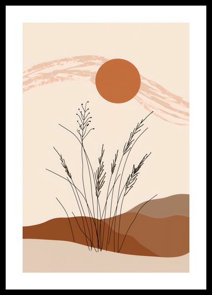 Plakat 30x45cm Złote Źdźbła zdjęcie 3