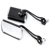 2xLusterka motocyklowe aluminiowe mocowanie m10 z przejściówką do m8