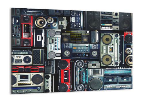 Obraz Na Płótnie - Technika Magnetofon - 70X50 Cm - Aa70X50-3875 na Arena.pl