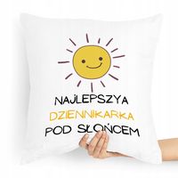 Poduszka Prezent Dla Dziennikarza Reportera Z Nadrukiem Ze Zdjęciem