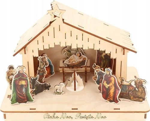 SZOPKA BOŻONARODZENIOWA STAJENKA LED 25,5 CM 3D V6 na Arena.pl