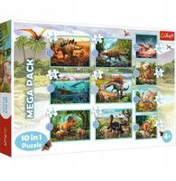 PUZZLE 10W1 W ŚWIECIE DINOZAURÓW 90390