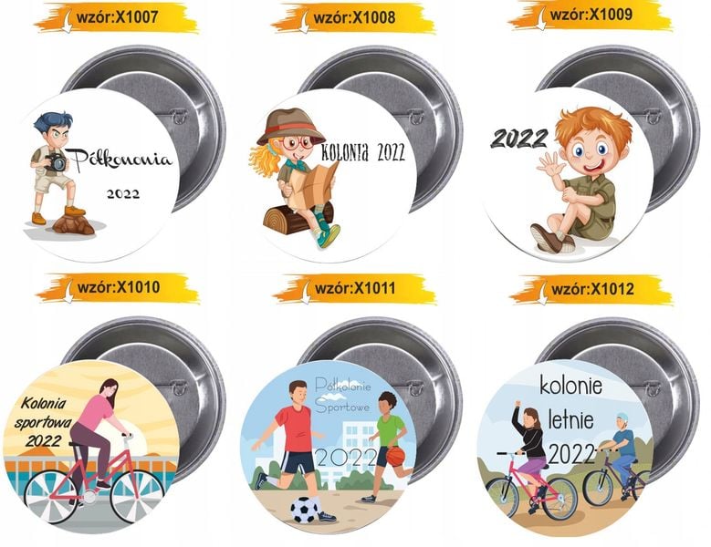 Przypinki buttony KOLONIA 2022 SUPER JAKOŚĆ zdjęcie 6
