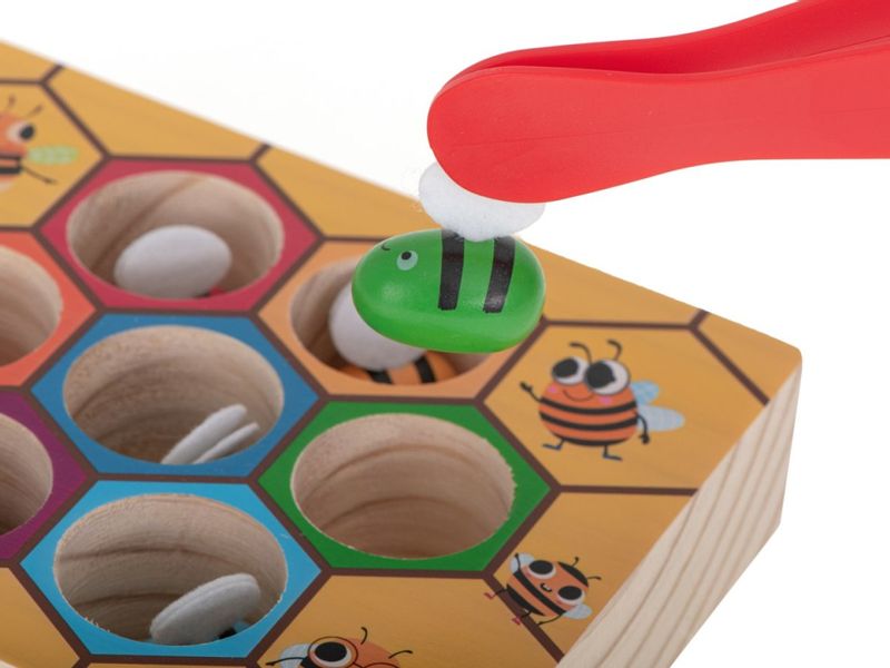 Gra edukacyjna plaster miodu pszczoły montessori zdjęcie 7