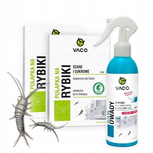 Zestaw na Rybiki 4x Pułapka na Rybiki 1x Preparat na Rybiki Płyn 250ml na Arena.pl