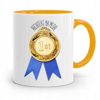 Kubek Żółty Architekta Architekt Na Medal Prezent Z Nadrukiem Ze Zdjęciem