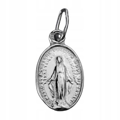 ŁAŃCUSZEK SREBRNY MEDALIK KOMUNIJNY + PUDEŁKO DO KOMUNI / NA CHRZEST na Arena.pl