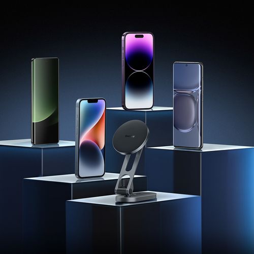 Uchwyt magnetyczny samochodowy na telefon na kokpit T-Space srebrny na Arena.pl