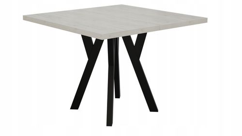 STÓŁ ROZKŁADANY NOGA METAL SALON KUCHNIA 90cm+2x50cm na Arena.pl