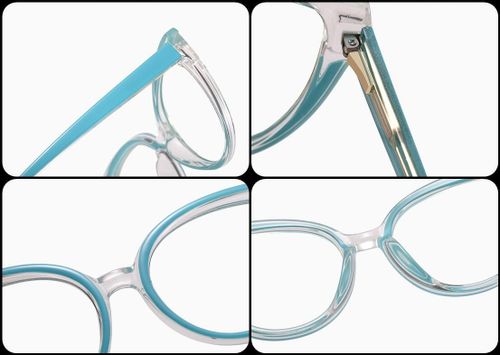 SOLIDNE Damskie Okulary Zerówki do KOMPUTERA Blue Light UV OPRAWKI Flexy OC na Arena.pl