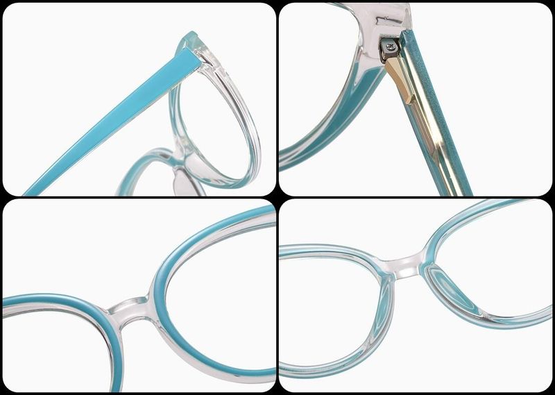 SOLIDNE Damskie Okulary Zerówki do KOMPUTERA Blue Light UV OPRAWKI Flexy OC zdjęcie 4