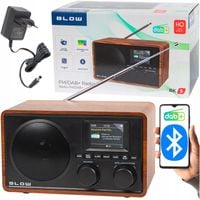 RADIO CYFROWE KUCHENNE RETRO WYŚWIETLACZ BLUETOOTH DAB+ FM AUX USB