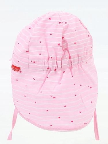 KAPELUSZ PRZEDŁUŻANY ochrona CZAPKA Z DASZKIEM bawełna RÓŻ 44/46 Y801o na Arena.pl