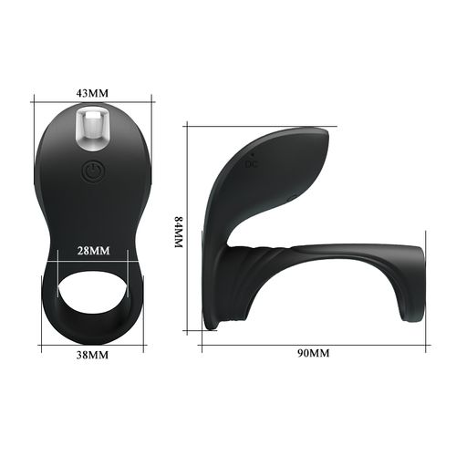 PRETTY LOVE -VIBRATION PENIS SLEEVE II, 7 vibration functions Memory function na Arena.pl