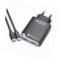 Szybka ładowarka 45W 2 porty z długim kablem 2m do Motorola Moto G24 / G04