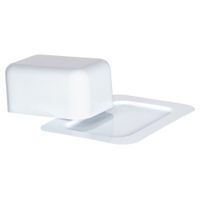 Maselniczka stalowa biała