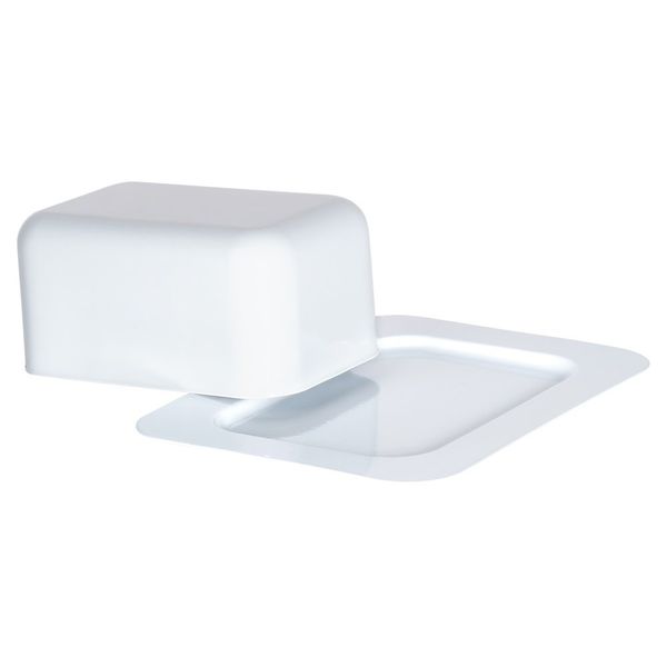 Maselniczka stalowa biała zdjęcie 1