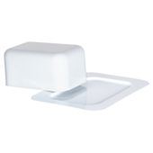 Maselniczka stalowa biała