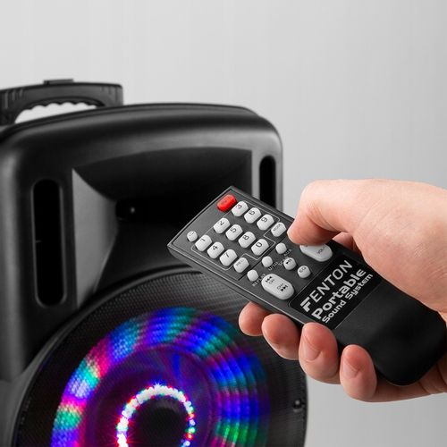 Kolumna aktywna 15'' 800W UHF BT bateria+ mikrofon/ imprezy konferencje na Arena.pl