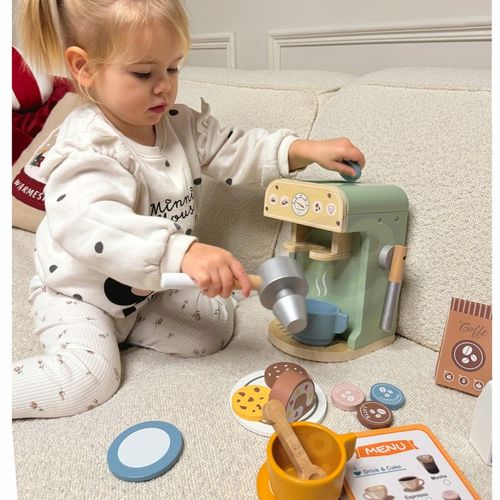 DREWNIANY EKSPRES DO KAWY DLA DZIECI KAWIARNIA AGD GOTOWANIE DO KUCHNI na Arena.pl