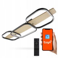 Lampa Sufitowa LED Plafon Natynkowy TUYA Aplikacja Na Telefon + Pilot 68W