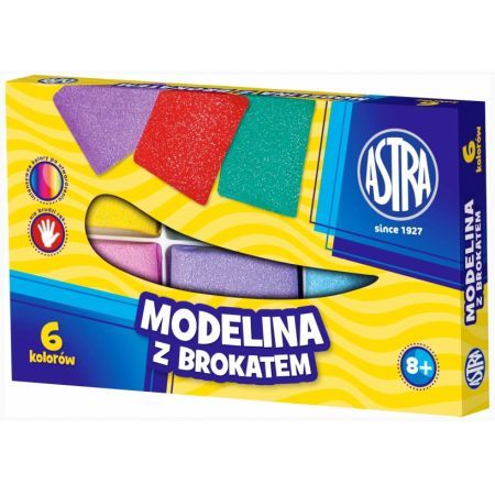 MODELINA Z BROKATEM 6 KOL ASTRA zdjęcie 1