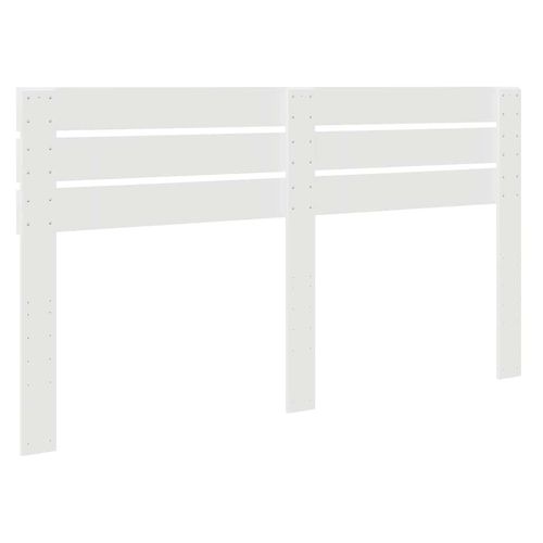 Zagłówek Z zagłówkiem Biały 200 cm Materiał drewnopochodny na Arena.pl