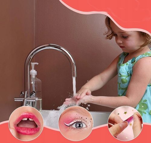 Kuferek z kosmetykami dla dzieci Zestaw kosmetyków MAKE UP MALOWIDŁA makija na Arena.pl