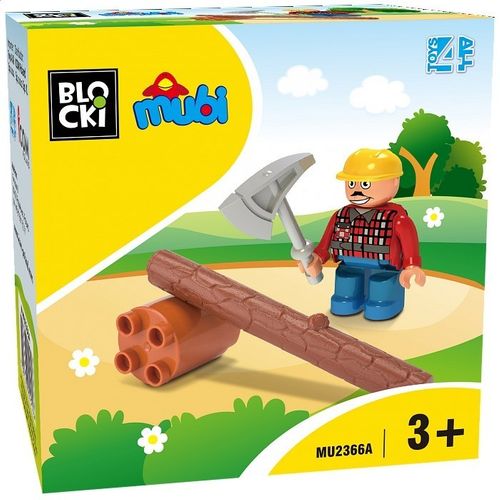 KLOCKI MUBI FIGURKA LUDZIK DRWAL na Arena.pl