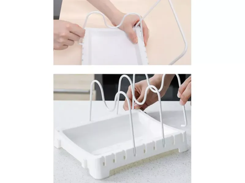 Suszarka do naczyń ociekacz stojak na pokrywki zdjęcie 3