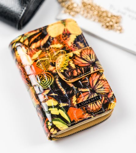 skórzany portfel damski w motyle - lorenti na Arena.pl