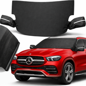 MATA ANTYSZRONOWA OSŁONA NA SZYBĘ LUSTERKA SAMOCHODU AUTA POKROWIEC ODBLASK.