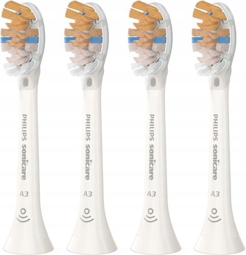 4 x Oryginalne KońcówkI PHILIPS Sonicare A3 All-in-One HX9094/10 Białe-23 na Arena.pl