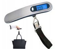 WAGA BAGAŻOWA TURYSTYCZNA PODRÓŻNA LOTNICZA KIESZONKOWA LCD 50kg + BATERIA
