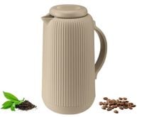 Termos konferencyjny ze szklanym wkładem 900 ml beżowy łatwe otwieranie