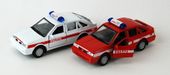 auto metalowe WELLY 1:34 PRL POLONEZ STRAŻ
