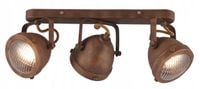 Candellux Lampa Sufitowa FRODO 3xGU10 Rdzawy Metalowy