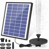 Fontanna Ogrodowa Solarna AISITIN 6,5W 6 końcówek