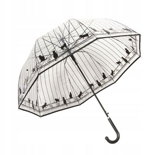 Parasol transparentny motywem kotów Captain Mike na Arena.pl