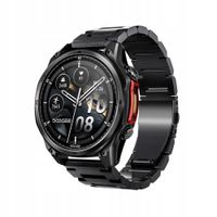 Smartwatch Męski GPS AMOLED Rozmowy MENU PL Mapy Offline Zegarek IP68 sport