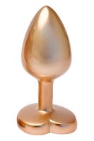 korek analny gleaming love pearl gold plug small dreamtoys