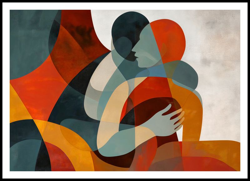 Plakat 100x70cm Objęcia zdjęcie 3