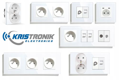 GNIAZDKO ELEKTRYCZNE SZKLANE POJEDYNCZE HERMETYCZNE GNIAZDO IP44 Z KLAPKĄ na Arena.pl