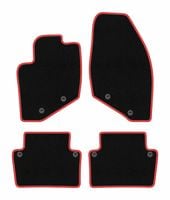 Dywaniki welurowe CARLUX-RED do Volvo S80 I 1998-2006 czarne