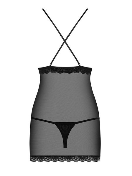 Zmysłowa Koszulka i Stringi - Obsessive 841-CHE-1 L/XL zdjęcie 4