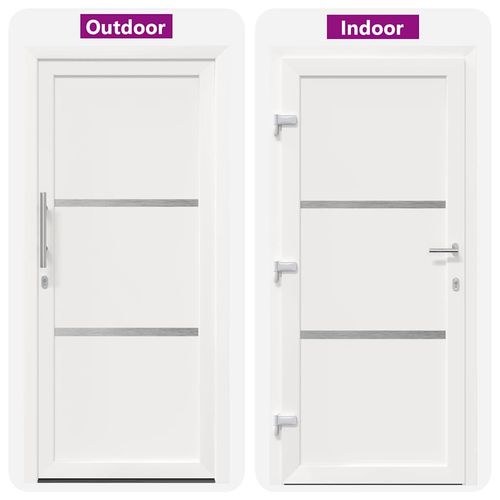 Drzwi Frontowe Biały PVC na Arena.pl