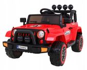 2X AUTKO DLA DZIECI terenówka Full Time 4WD 4x4 + bagażnik PILOT światła