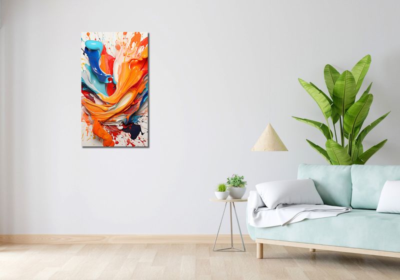 Obraz 50x90cm Taneczne Fale zdjęcie 2